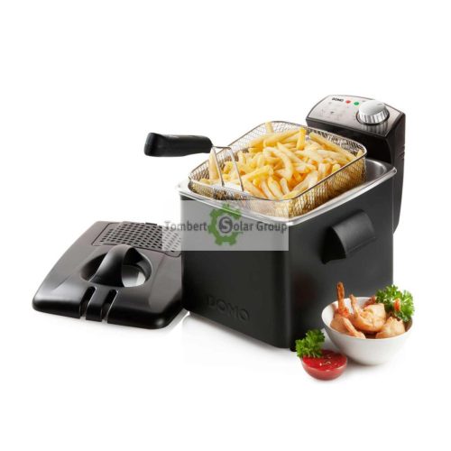 Domo DO1014FR fritőz olajsütő 4.5 literes, 3 fűtőkörrel