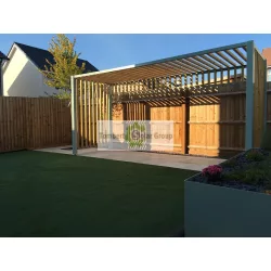 Kerti kiülő, pavilon, szaletli építése