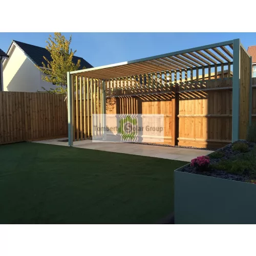 Kerti kiülő, pavilon, szaletli építése