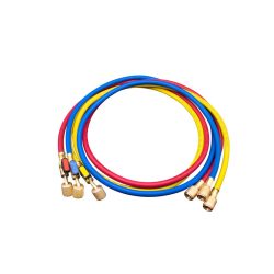   Töltőcső csappal MRH-1CV 60*,5/16"-1/4"SAE 1500mm Y, R, B,150cm Wipcool 