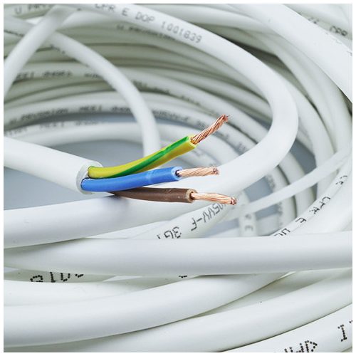 Hajlékony MT H05VV-F vezeték (3x2.5mm2) kör keresztmetszetű