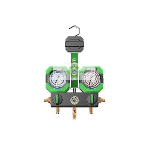 Szervízcsaptelep készlet R22, R410, R32-2 utas MG-2K (LED világítás)