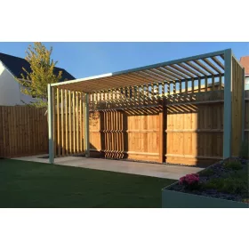 Kerti kiülő, pavilon, szaletli építése